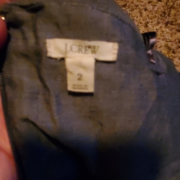 J. Crew strapless ruffled dress, size 2 - Picture 5 of 8